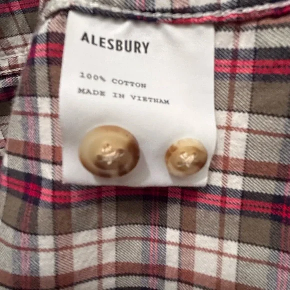 Alesbury Plaid Button-Up Shirt - Picture 5 of 5